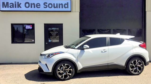Toyota C-HR 2018 with professional window tint in North Bay
